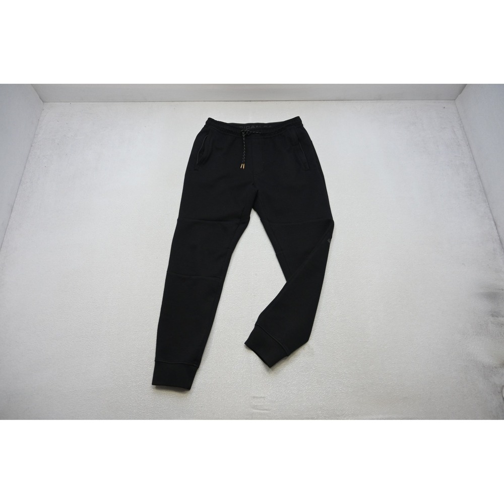 American Eagle Joggers Men Size Small Black Tapered Zip Pocket Athletic EUC